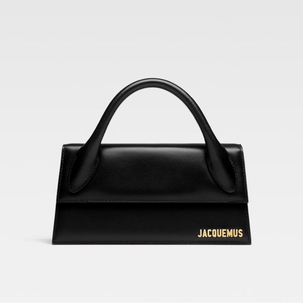 JACQUEMES Les Classiques Long leather handbag.